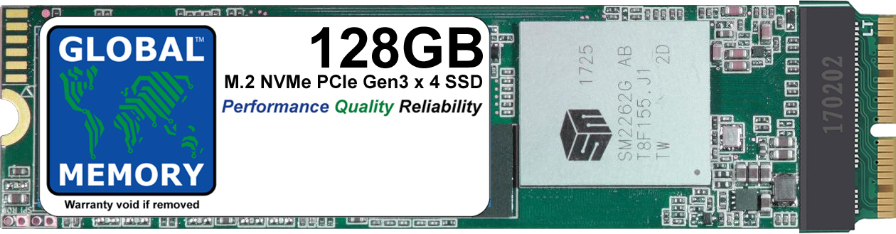 128GB M.2 PCIe Gen3 x4 NVMe SSD FOR IMAC (LATE 2013 - MID/LATE 2014 - MID/LATE 2015)